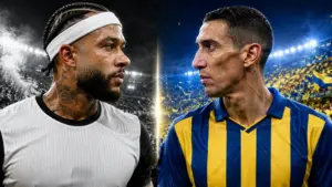 De herdeiro da camisa 7 a rival: Memphis desafia Di María na Libertadores