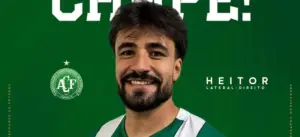 Chapecoense oficializa a contratação do lateral-direito Heitor