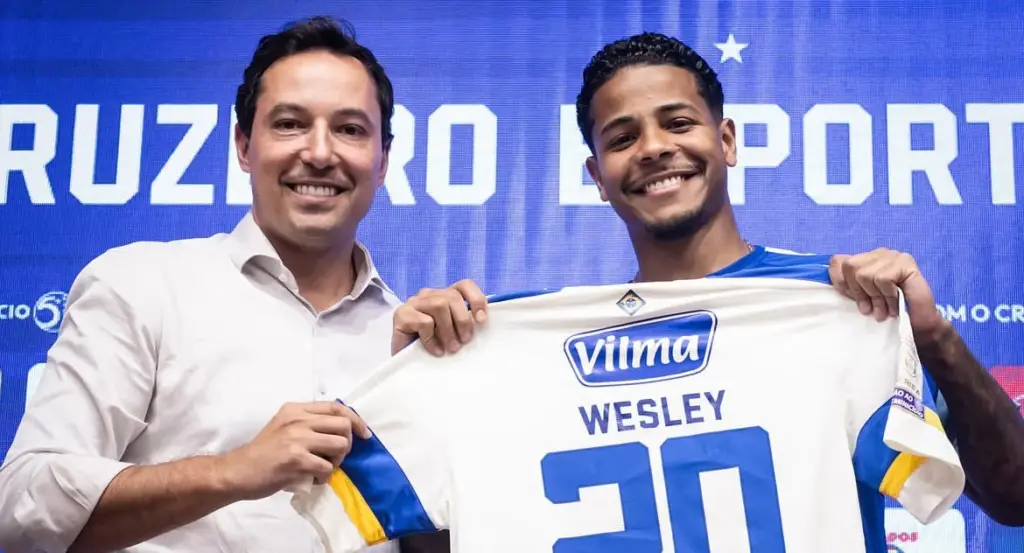 Wesley fala sobre a tentativa do Corinthians durante negociação com o Cruzeiro