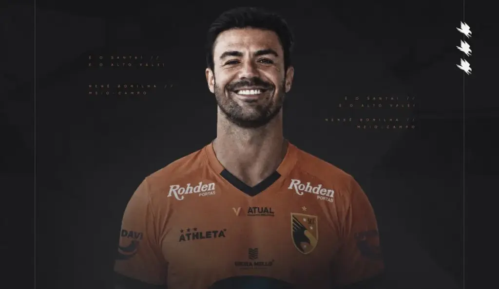 Santa Catarina anuncia Nenê Bonilha como camisa 10 para a Copa SC 2026