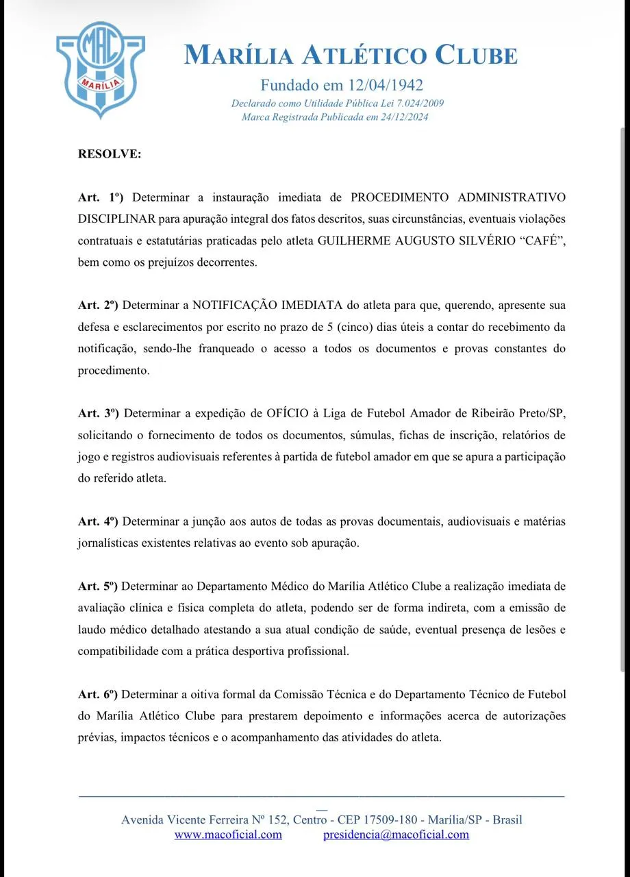 Zagueiro do Marília é flagrado atuando na várzea um dia após eliminação 5 WhatsApp Image 2026 08 27 at 21.55.36 1