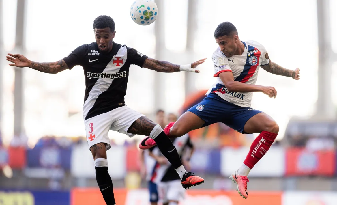 Bahia e Vasco empatam sem gols em jogo com quatro anulados