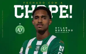 Chapecoense oficializa contratação do atacante Dylan Borrero