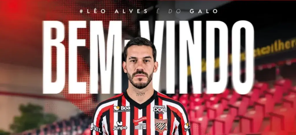 Paulista de Jundiaí anuncia volante Léo Alves para play-in