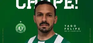 Chapecoense oficializa acerto com o volante Yago Felipe