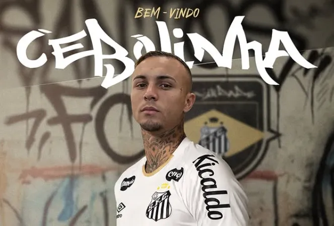 Santos oficializa a contratação de Everton Cebolinha
