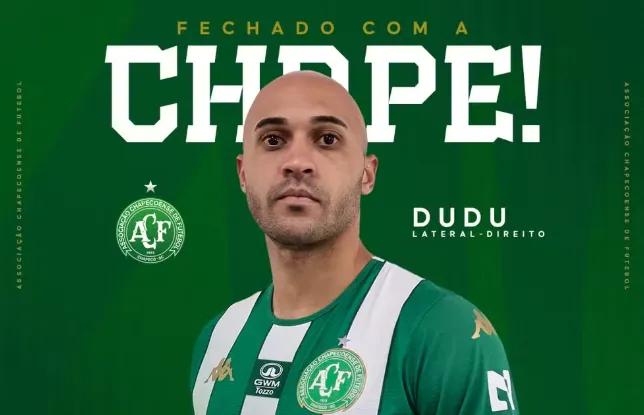 Chapecoense oficializa contratação do lateral Dudu, ex-Guarani