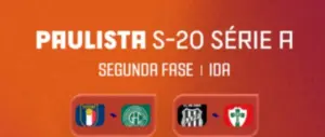 Paulista Sub-20 define confrontos da segunda fase