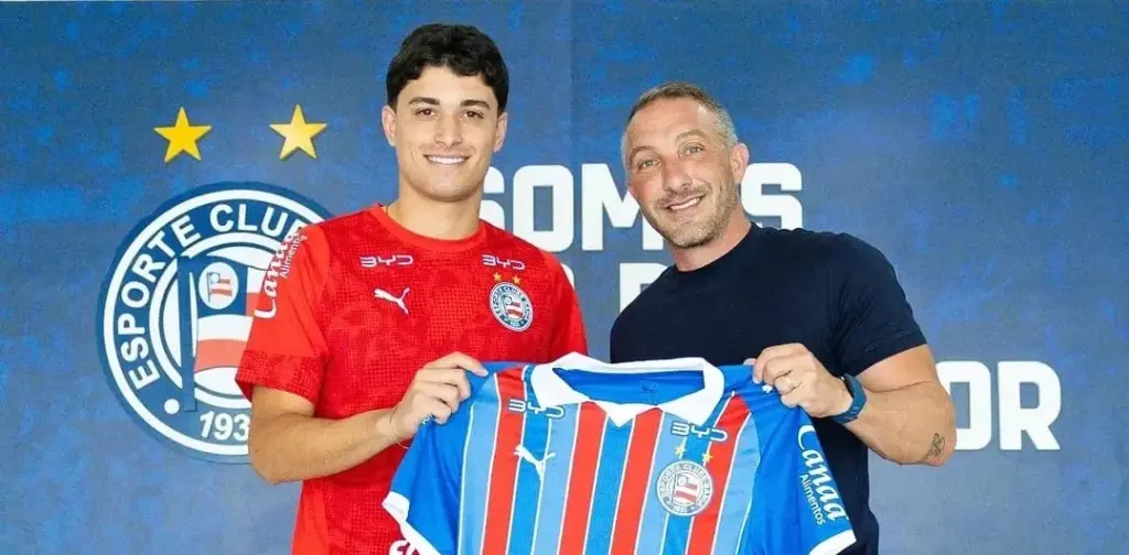Bahia oficializa acerto com o jovem volante Lautaro López