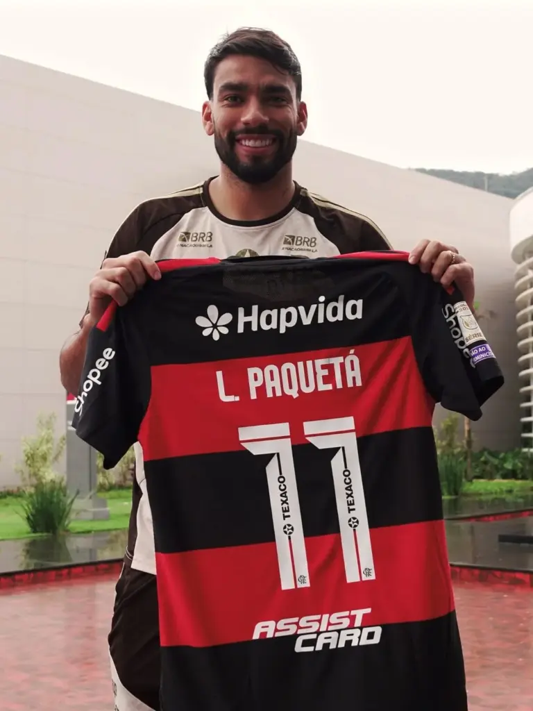 Paquetá assume a camisa 11 do Flamengo após saída de Cebolinha 3 LUCAS PAQUETA 2