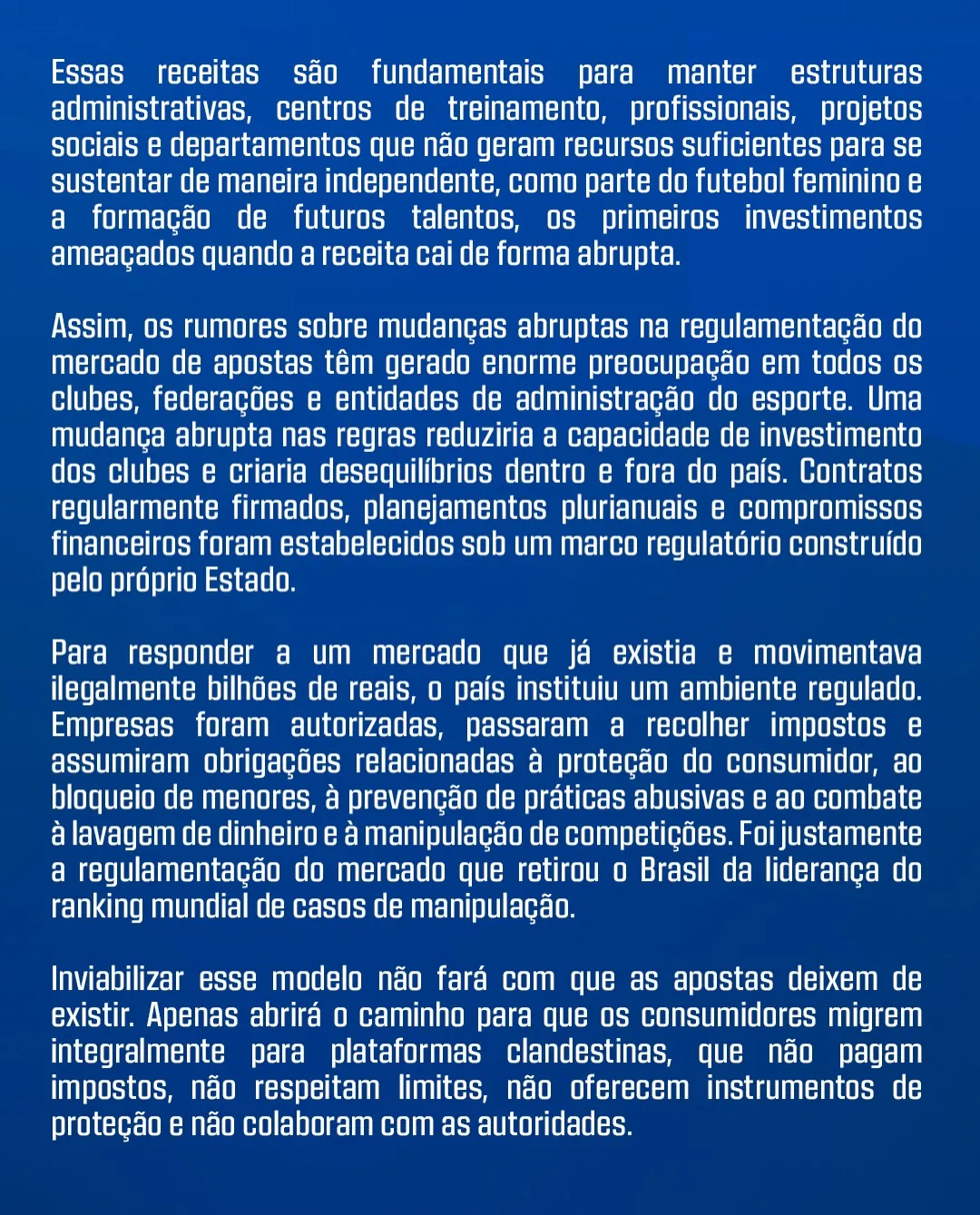 "Fim do futebol": Clubes se posicionam contra a proibição de bets 4 Federação Paulista de Futebol FPF bets