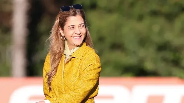 Leila Pereira, presidente do Palmeiras