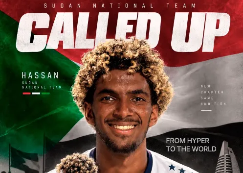 Hassan é convocado para defender a Seleção do Sudão