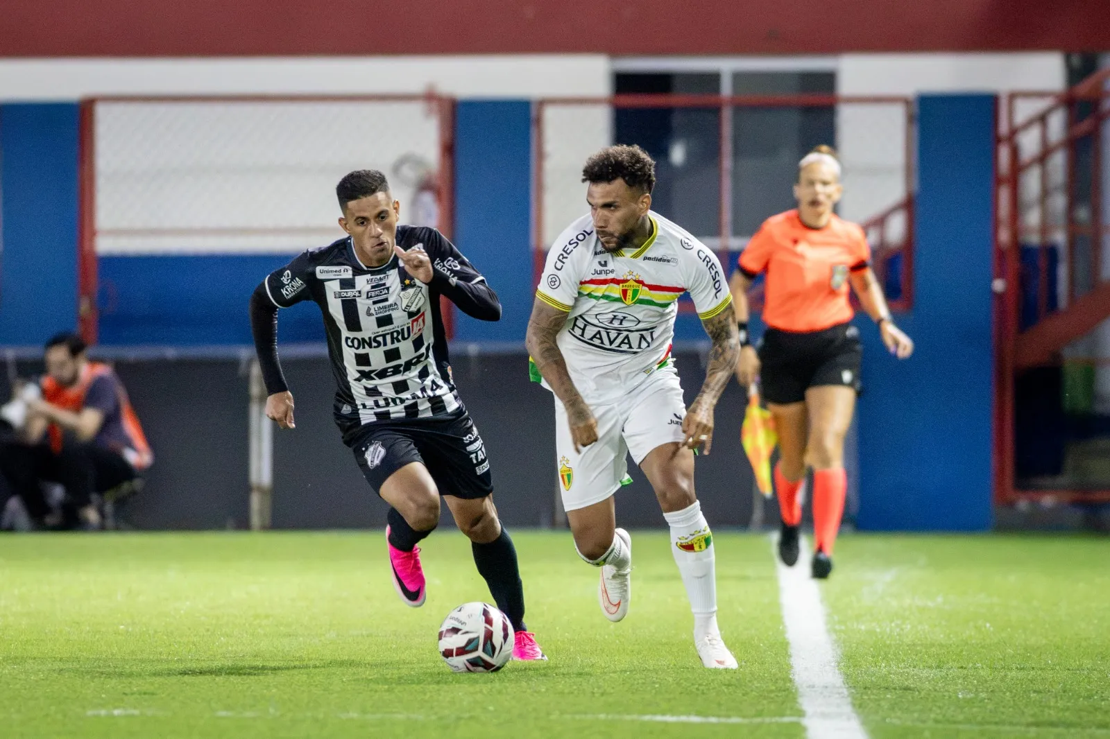 Brusque e Inter de Limeira empataram pelo placar de 2 a 2 (Foto: Lucas Gabriel Cardoso/Brusque FC)