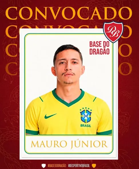 Cria do Desportivo Brasil, Mauro Júnior é convocado para a Seleção Brasileira 4 X20HLPtk image