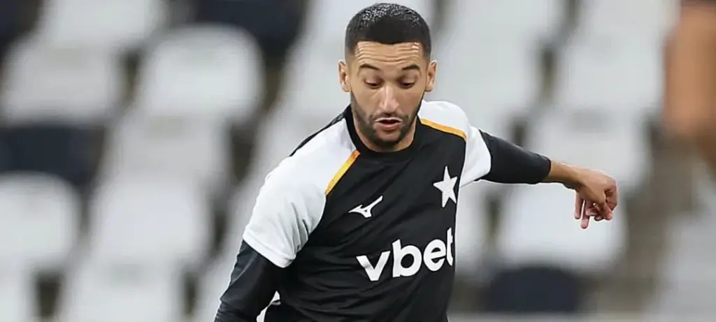 Ziyech é relacionado pelo Botafogo para encarar o Mirassol
