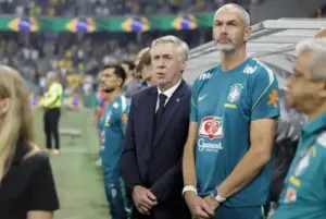 Ancelotti e Vini Jr desapontam em empate com a Austrália; veja notas
