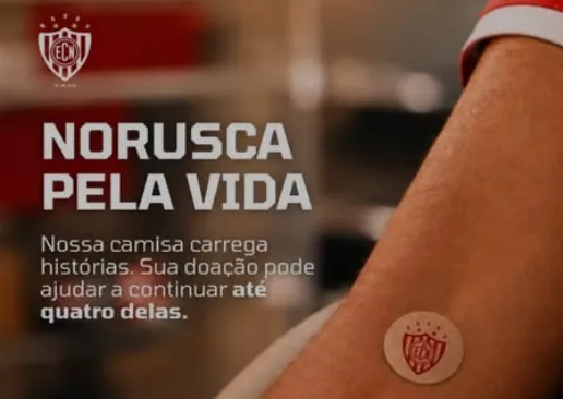 Noroeste convoca torcida para doação de sangue