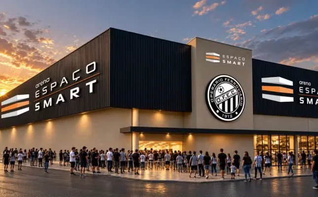 Operário-PR muda nome da fachada e avança em obra do estádio 3 projeto germano kruger operario 1