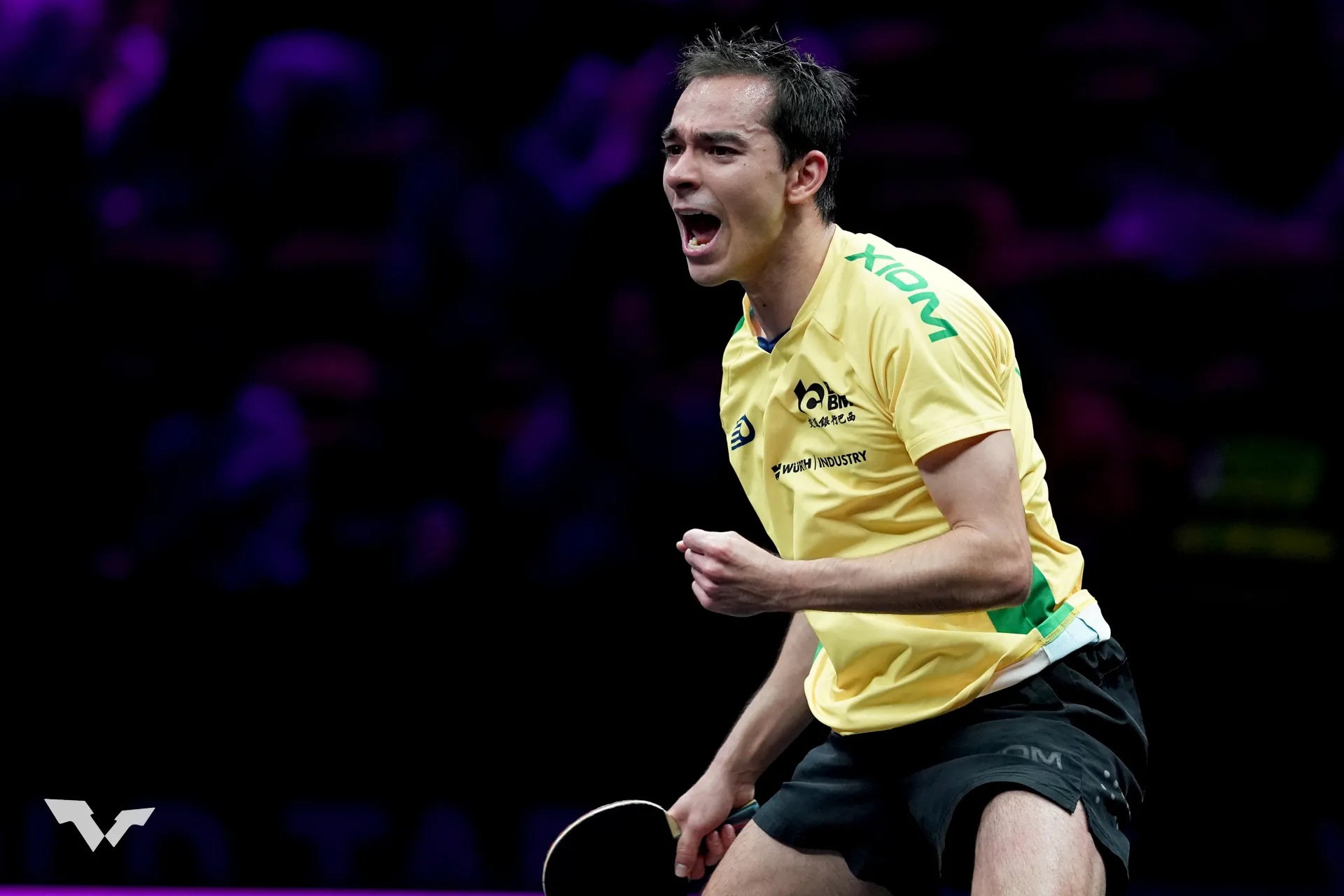 Hugo Calderano avança às semifinais do WTT de Montpellier de tênis de mesa