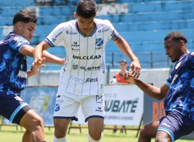 PAULISTA SUB-20 B: Taubaté busca empate nos acréscimos do primeiro tempo e deixa final aberta