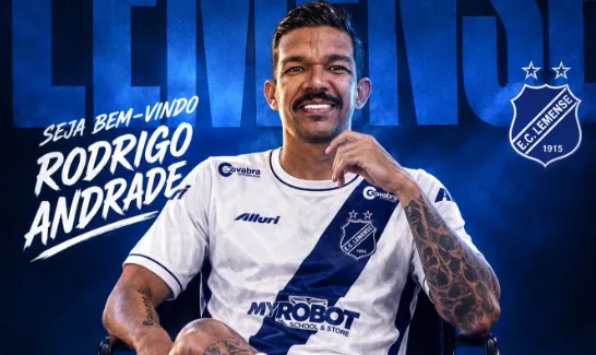 Lemense anuncia meia Rodrigo Andrade, revelado no Flamengo