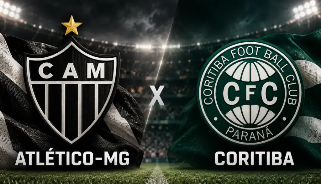 Atlético-MG x Coritiba - Onde assistir, arbitragem e escalações