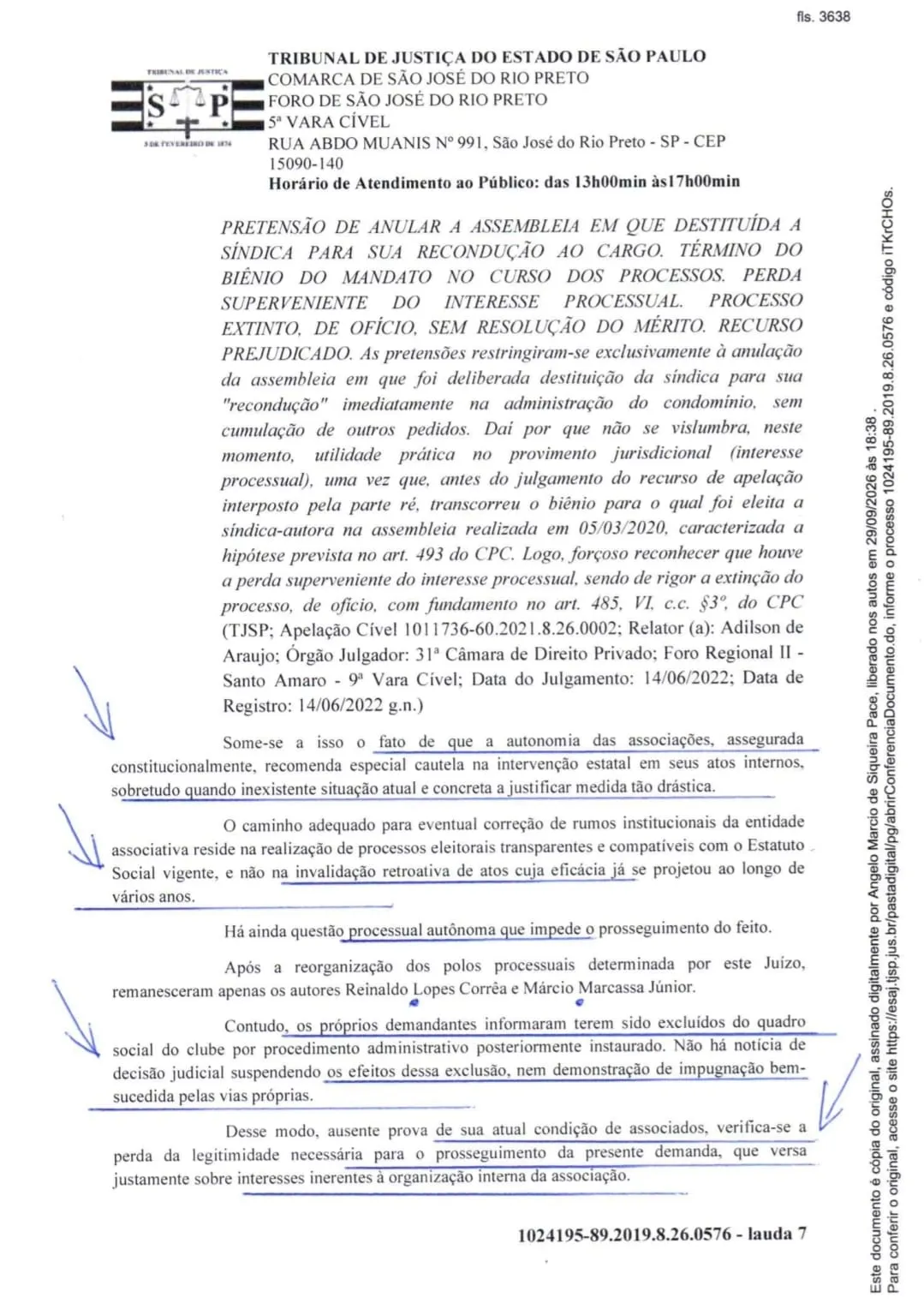 Justiça decide a favor do Rio Preto EC em ação sobre assembleia 8 Rio Preto Caso Assembleia 7