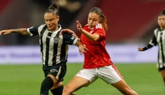 COPA DO BRASIL FEMININA: Inter e Atlético-MG empatam na ida das quartas de finais