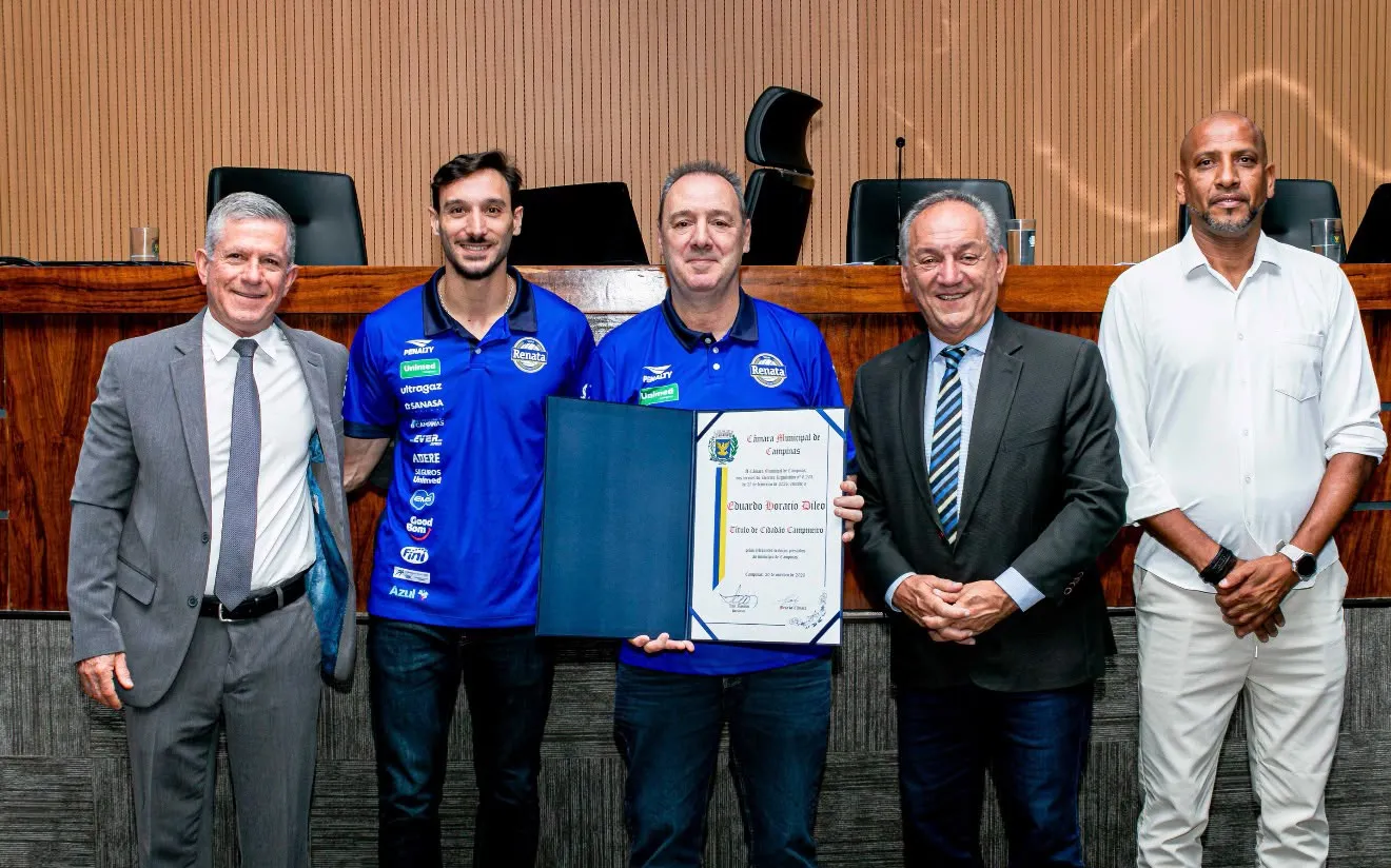Horacio e Bruno recebem título de Cidadão Campineiro em cerimônia