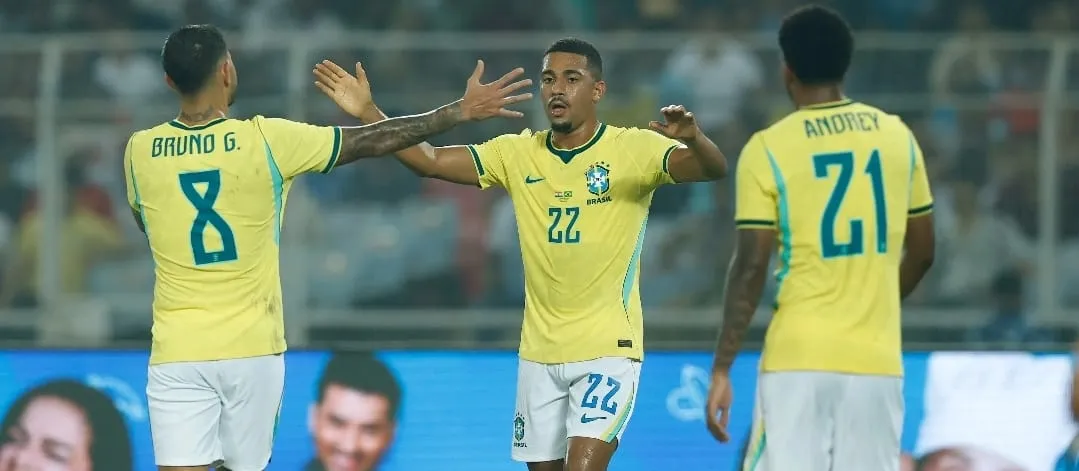 Índia 0 x 4 Brasil – Seleção fecha Data Fifa com vitória importante em Calcutá
