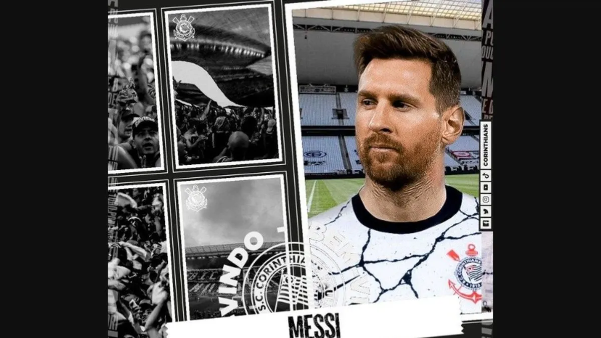 Site do Corinthians ‘anuncia’ a contratação de Lionel Messi