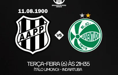 Ingressos para Ponte Preta e Juventude custam até R$ 200 em Indaiatuba