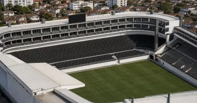 Santos aproveita pausa para acelerar reforma na Vila Belmiro